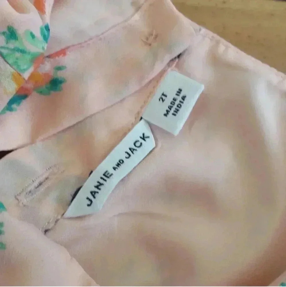 🌟 Janie and Jack Floral dress 2t - Picture 2 of 5